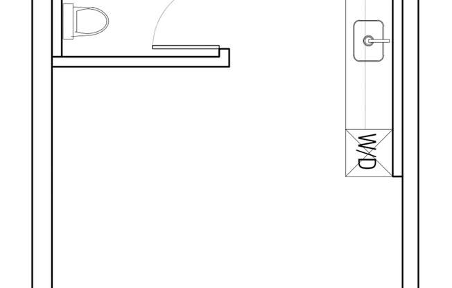 Studio, 1 bath, 364 sqft, $1,996, Unit 1