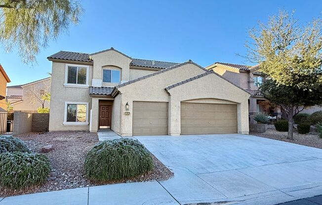 FIVE BEDROOMS, THREE FULL BATHROOMS, THREE CAR GARAGE AND HUGE LOFT! THE SPECIAL FEATURES INCLUDE: PRIMARY BEDROOM DOWNSTAIRS W FULL BATH