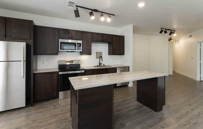Kitchen with Stainless Steel Appliances