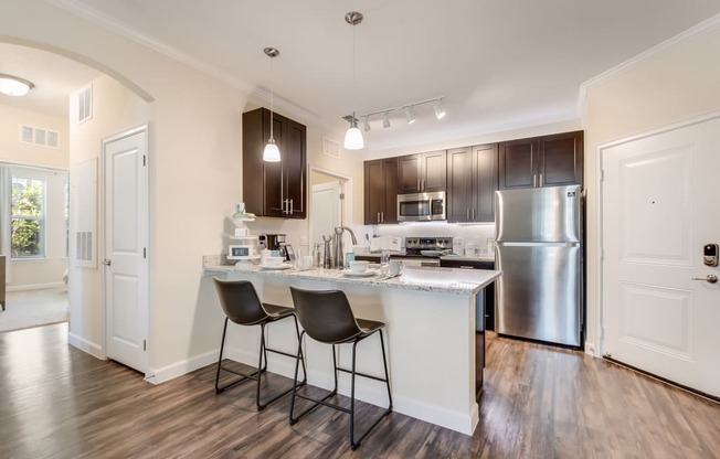 Gourmet Kitchen With Island at The Oasis at Lakewood Ranch, Bradenton