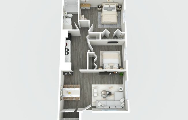 2 beds, 1 bath, 775 sqft, $1,099, Unit 996 - B2