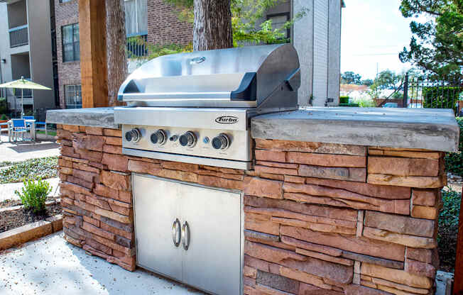 Pool Grilling Station