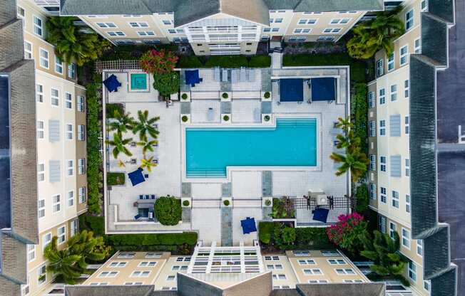 a rendering of the pool at the ace hotel anaheim convention center