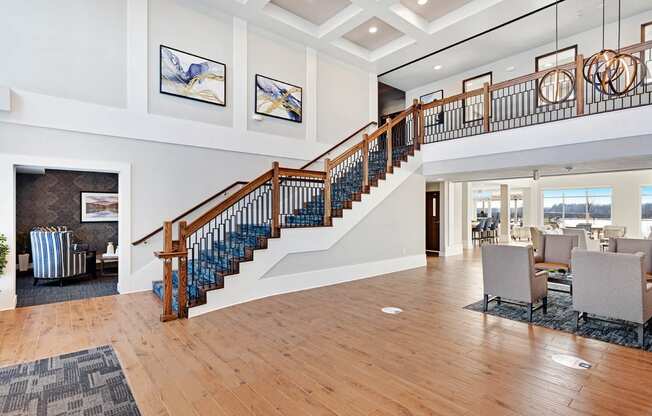 Lobby Area at The Legends of Blaine 55+, Blaine