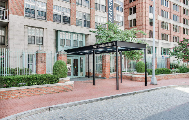 Building exterior at West End Residences, Washington