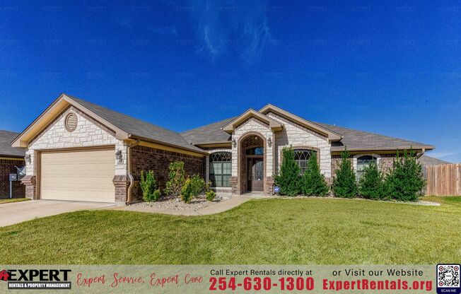 Stunning 4-Bedroom Home with Office in Killeen’s Coveted Neighborhood!