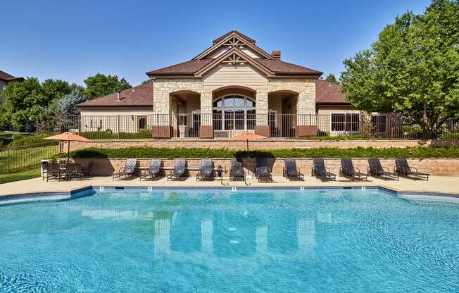 Grand Centennial - Heated pool with landscaped terrace