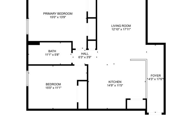 2 beds, 1 bath, 1,100 sqft, $1,099, Unit 06