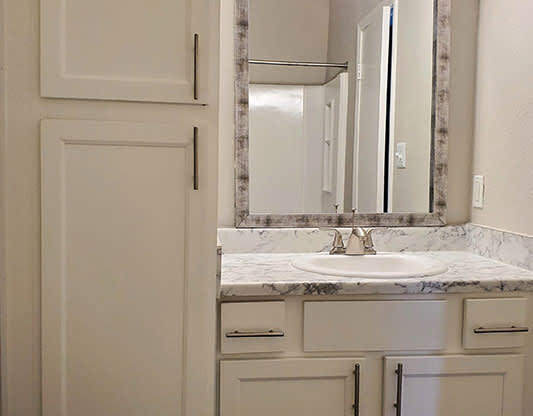 Bathroom vanity with cupboard at GEORGETOWN PARK, Georgetown