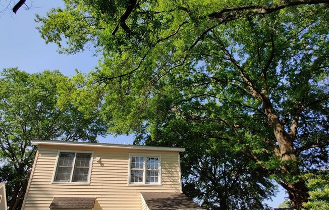 3 bedroom home with covered porch and rear yard