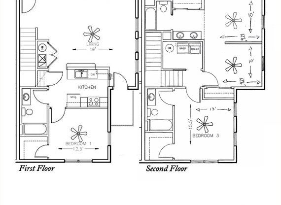 4 beds, 3 baths, 1,727 sqft, $3,596, Unit 412