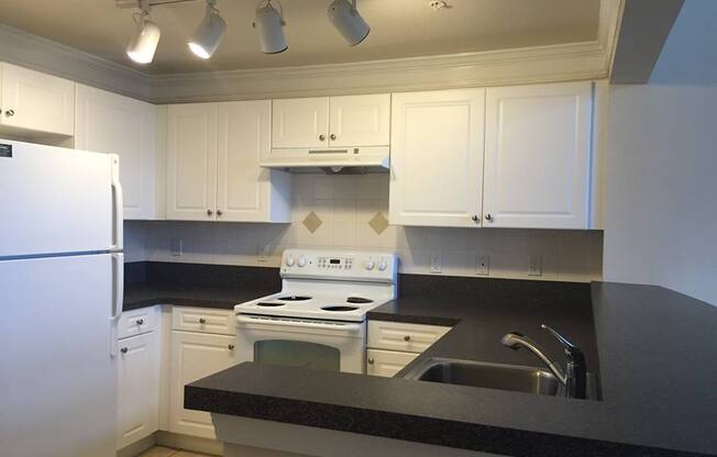 Kitchen at Emerson at Cherry Lane Apartments in Laurel, MD