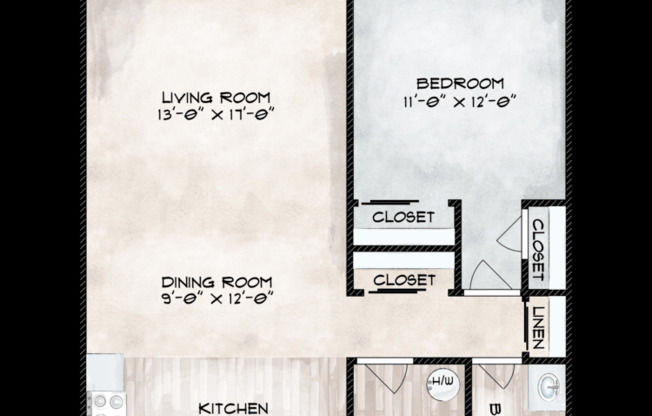1 bed, 1 bath, 780 sqft, $1,350