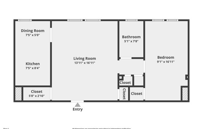 1 bed, 1 bath, $1,495, Unit 209