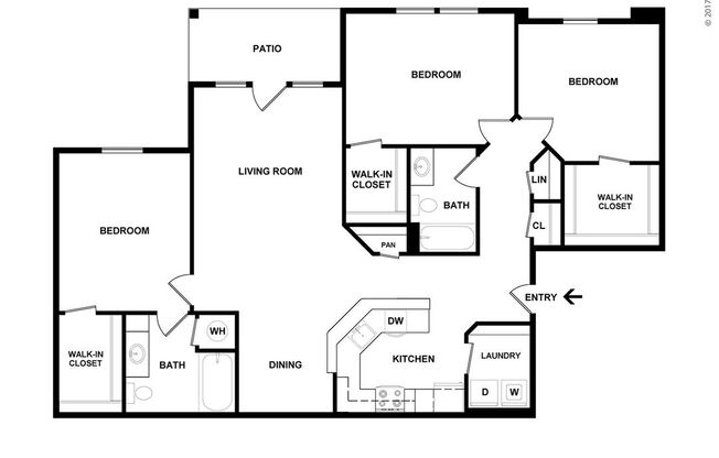 3 beds, 2 baths, 1,595 sqft, $1,929