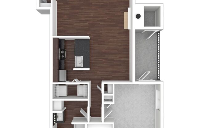 1 bed, 1 bath, 773 sqft, $1,305