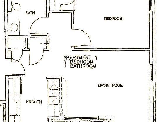 1 bed, 1 bath, 665 sqft, $920, Unit 8