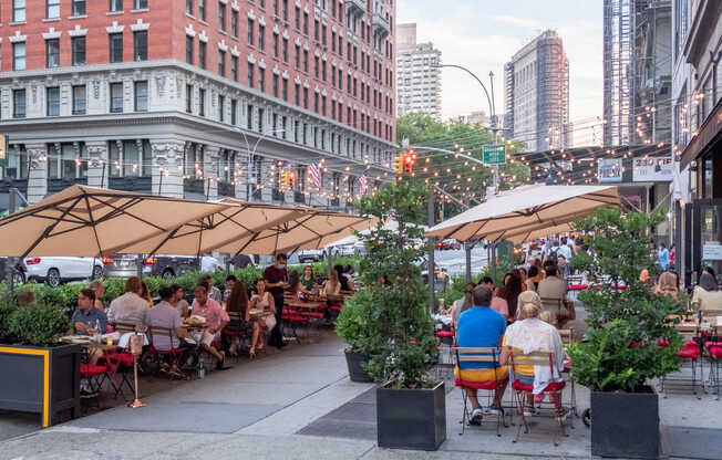Visit the many dining spots along 5th Avenue.