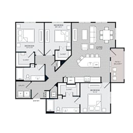 3 beds, 2 baths, 1,406 sqft, $2,806