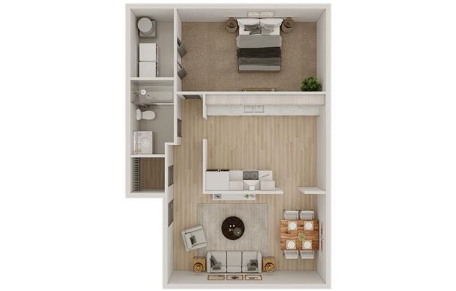 1 bed, 1 bath, 740 sqft, $1,675, Unit 5918C