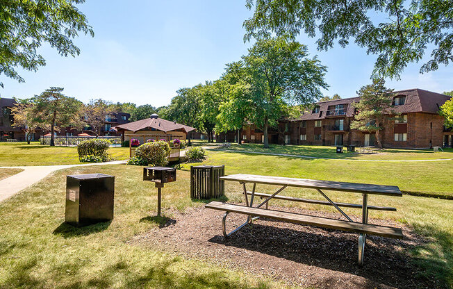 Grilling Area amenity at apartment community