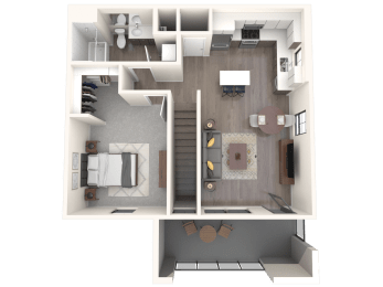 1 bed, 1 bath, 796 sqft, $1,810