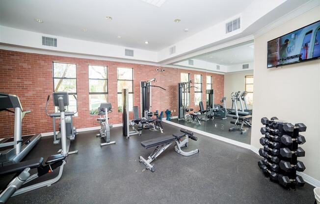 Two 24 State Of The Art Fitness Centers at Medici Apartment Homes, California