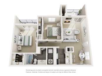 2 beds, 1 bath, 902 sqft, $1,416