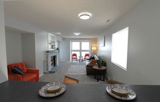 Large one bedroom with amazing vaulted ceilings and a balcony!  Check us out today!