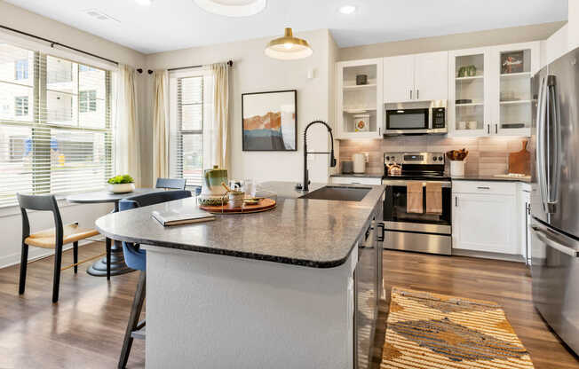 Kitchen with Stainless Steel Appliances