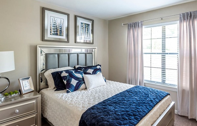 Bedroom  at Vert at Six Forks Apartments in Raleigh, NC
