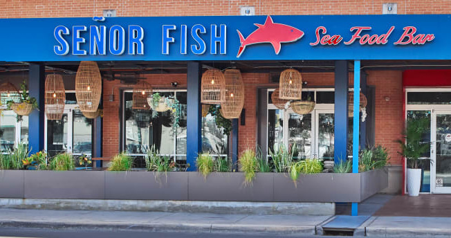 Senor Fish on-site at The Mosaic on Broadway, Texas, 78215
