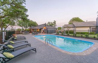 a large pool of water