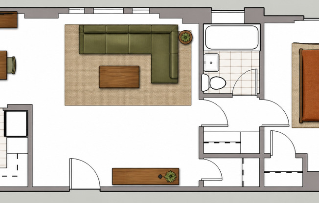 1 bed, 1 bath, 650 sqft, $1,250, Unit 101