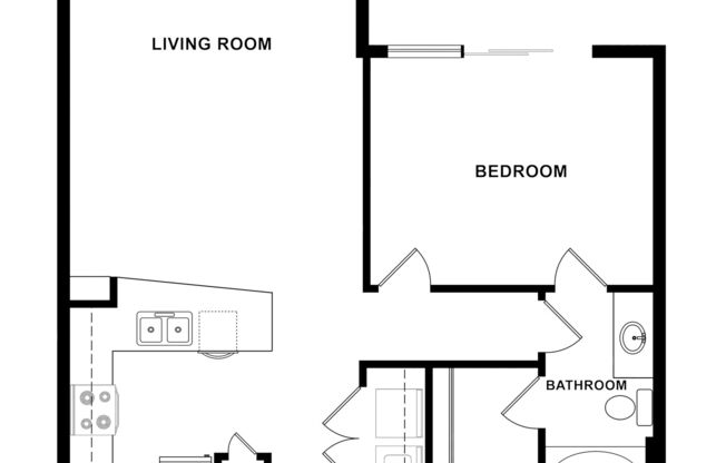 1 bed, 1 bath, 787 sqft, $1,445