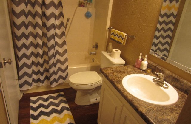 Three Oaks Apartments Bathroom