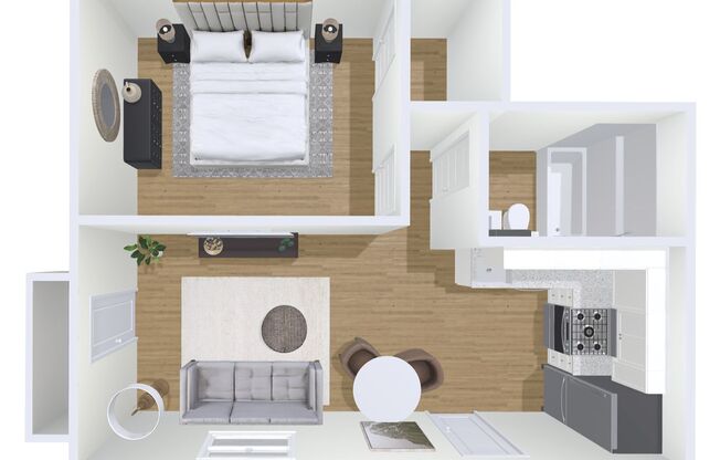 1 bed, 1 bath, 750 sqft, $911, Unit 1871C