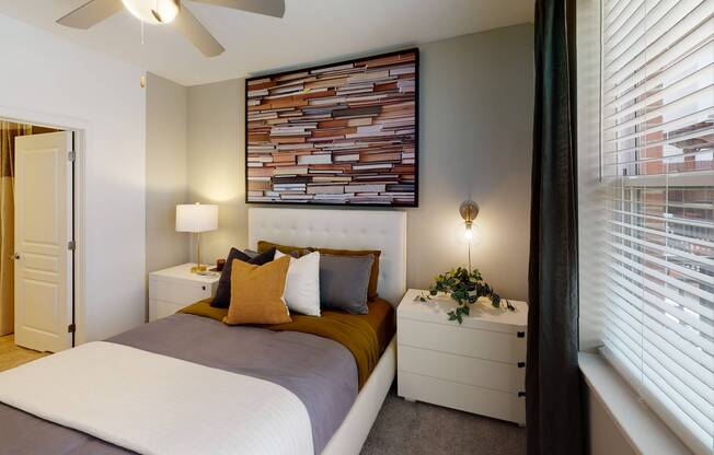 Our bedrooms offer a cozy, but comfortable and contemporary feel