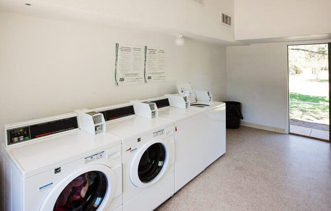 Laundry facility at Meadow Lark apartments