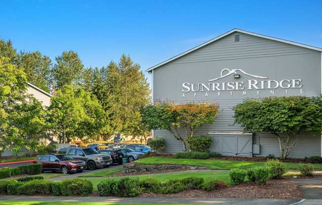 a building with the sunrise ridge chiropractic office on the side of a