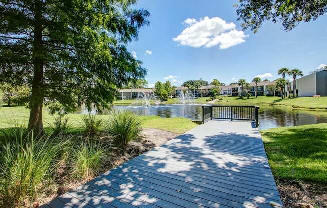 Lake at The Fountains at Deerwood Apartments, Jacksonville, FL, 32256