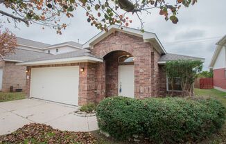 Well Maintained Single Story Leander Home - Move In Ready