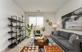 Living Room at The Waterford At Rocketts Landing Apartments, PRG Real Estate, Richmond, Virginia