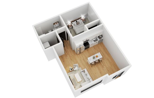 1 bed, 1 bath, 707 sqft, $1,335, Unit 9-103
