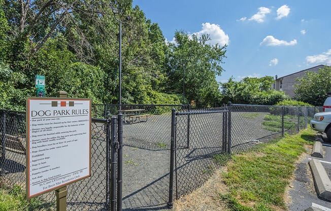 Bren Mar dog park for pet friendly complex