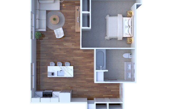 1 bed, 1 bath, 893 sqft, $2,750