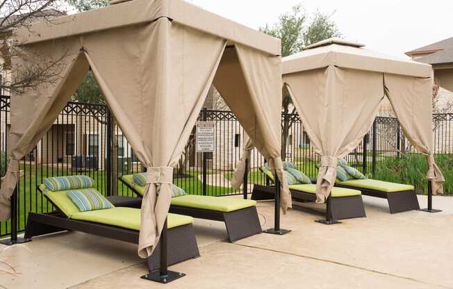 Poolside Cabana at Park Hudson Place Apartments, Texas