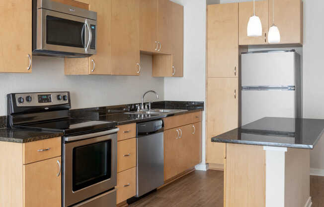 Kitchen with Stainless Steel Appliances