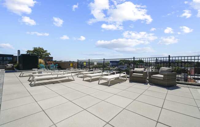 Second view of sundeck at The Brick of Hackensack, NJ