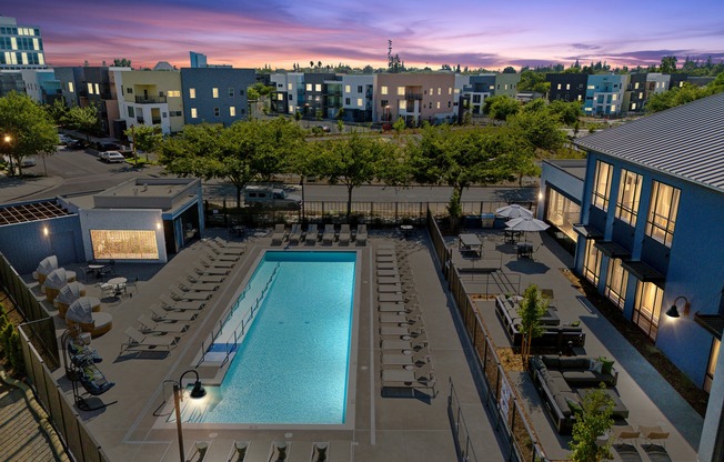 Pool at Twilight